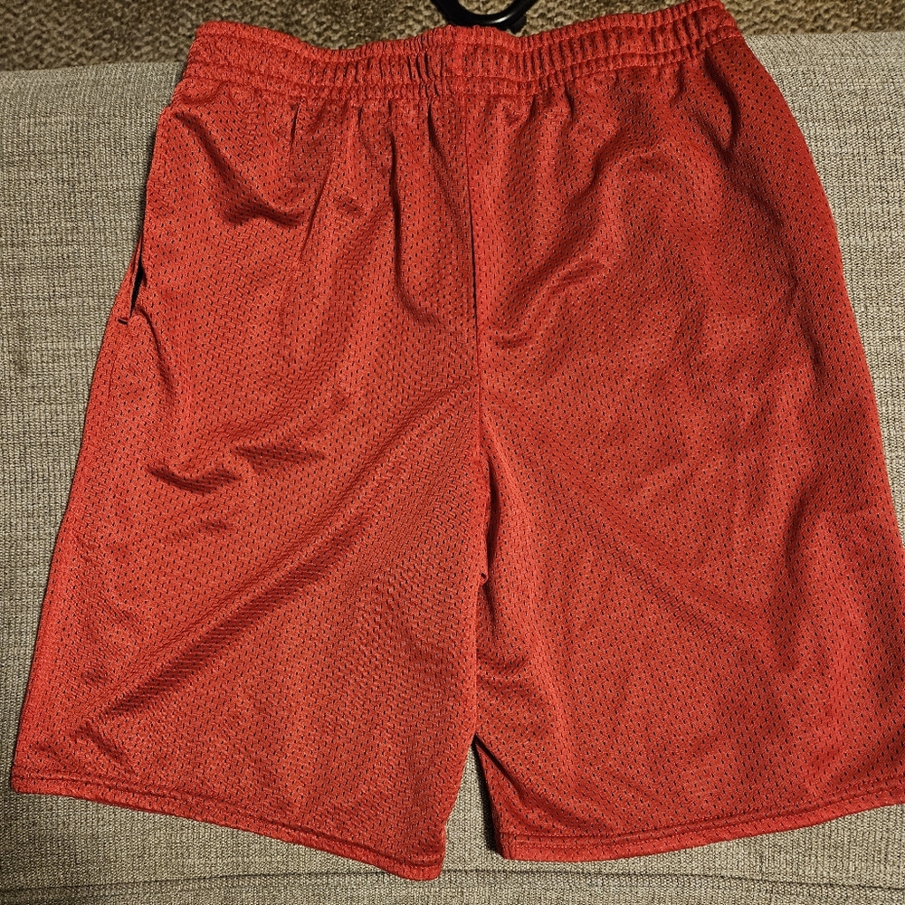 Red shorts